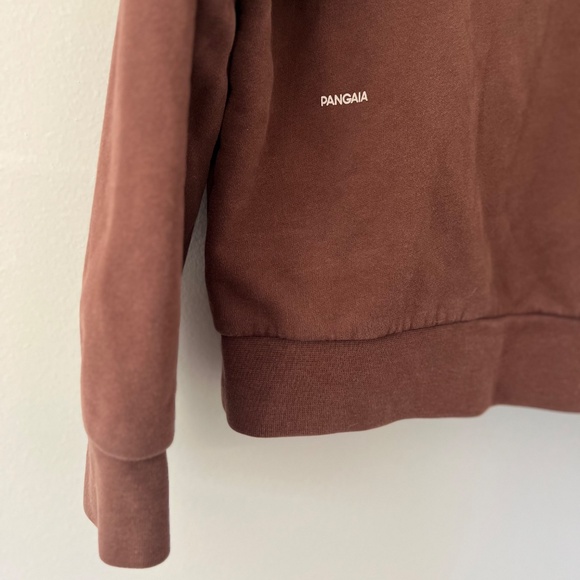 Pangaia Womens 365 Midweight Hoodie Chocolate Brown Sustainable Size Small - Picture 6 of 9